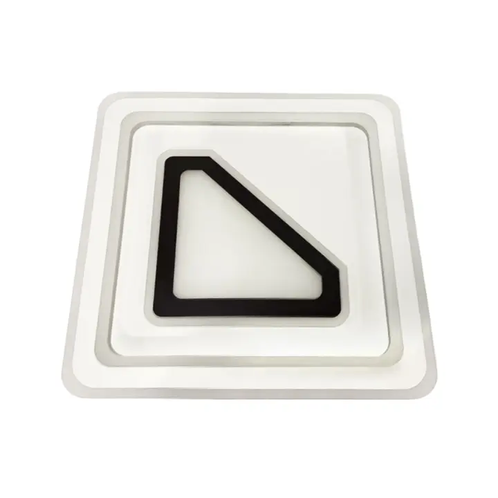 Hola LED Lámpara de Techo LED 160W 220V CCT 3000K-6500K Sin Parpadeo, Diseño Cuadrado - 1