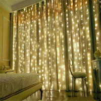 Luces De Encaje LED USB Para Dormitorio Decoración De Navidad Y Boda 3x3/3*2/3*1 Jardín De Hadas Luz De Festón Autocortante - details 3