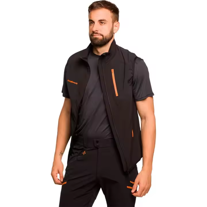 Ropa hombre Chalecos Trangoworld Chaleco Valvika Negro - 1