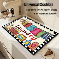 Alfombra Absorbente De Dibujos Animados Para Lavadora Y Secadora Multifuncional Suave Y Seca Rápida Protección Contra Polvo Adecuada Para La Cocina - details 3