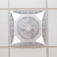 Ventilador de Techo con Luz OStarkDom 68W LED, Motor AC Silencioso, 3 Velocidades, Mando a Distancia, Función Verano/Invierno, IP20, 3 Años de Garantía - Blanco 55cm OstarkDom-leduni - details 2