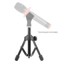 Soporte De Micrófono Plegable Mini Para Escritorio MS-12 Tripode Para Instrumentos Musicales Accesorios Y Partes De Instrumentos Eléctricos - details 1