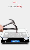 BIT Escala de Peso Corporal Inteligente Inalámbrica Analizador de Composición Corporal con Aplicación de Teléfono Móvil Carga USB Material de Vidrio Engrosado Ideal para Uso en Baño - details 11
