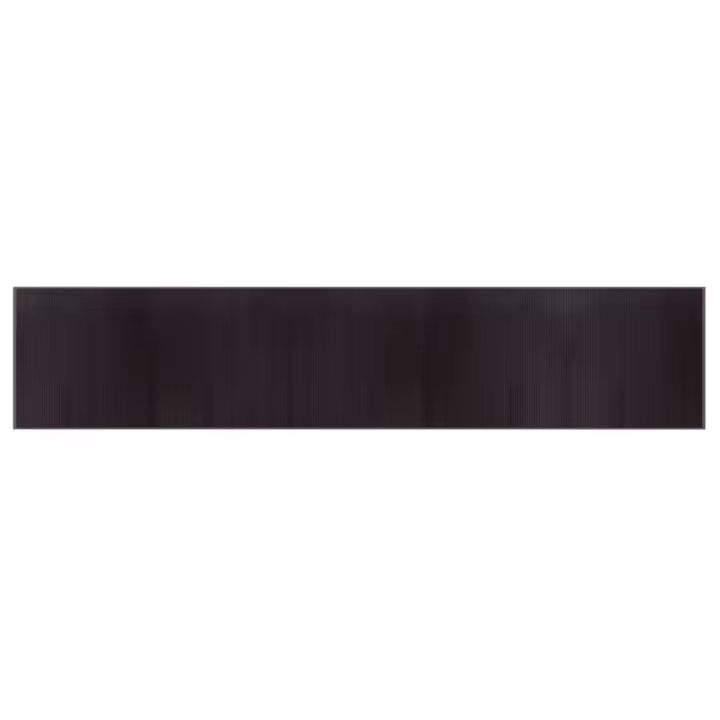 vidaXL Alfombra rectangular bambú 100x500 cm Color Negro,  Natural,  Marrón y mas Alfombras de área  Alfombra de Piso para Sala de Estar Dormitorio Habitación Salón - 1
