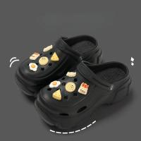 Nuevos Sandalias De Verano Para Mujer Y Niñas 2024 Clogs DIY Con Dibujos Animados Transpirables Para Jardín Y Playa - details 15