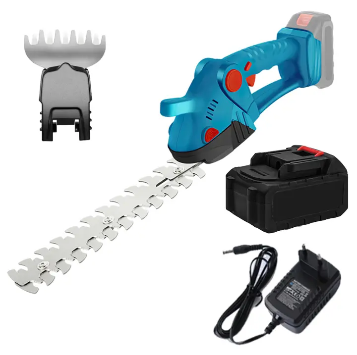 asetos eléctrico 2 en 1, cortacésped, tijeras para arbustos de jardín para el hogar, herramienta eléctrica para batería Makita de 18V - 1