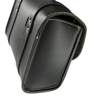 Bolsa De Sillín Para Motocicleta Honda CMX300 CMX500 Y Harley Sportster XL883 XL1200 Almacenamiento Lateral De Equipaje Y Herramientas Material De Cuero PU Y Hebilla De Libera Cierre Rápido - details 4