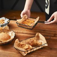 Cesta De Freír Para Cocina Herramienta De Cocina Red De Malla Para Patatas Fritas Y Chips Contenedor De Almacenamiento De Alimentos Con Mango Para BBQ Francés En Casa - details 7