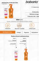 Babaria Pack Protección Facial + Corporal SPF30: Spray Protector Solar y Crema Facial Solar Antimanchas para Cuidado, Hidratación y Prevención de Manchas - details 0