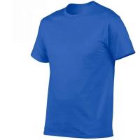 Camiseta De Algodón Suelta Para Hombre Estampado Sólido Cuello Redondo Manga Corta Deportiva Transpirable Y De Secado Rápido - details 4