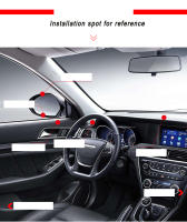 Espejo Retrovisor Para Coche Multifuncional Con Monitor De Niños Ajustable Seguridad Espejo De Ángulo Amplio Para Asiento Trasero - details 18