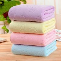 Toalla De Baño Para Mascotas Suave Y Absorbente Para Secado Rápido De Perros Y Gatos Tela De Microfibra Colores Ligero Rosa Morado Azul Tamaño 35x70cm - details 6