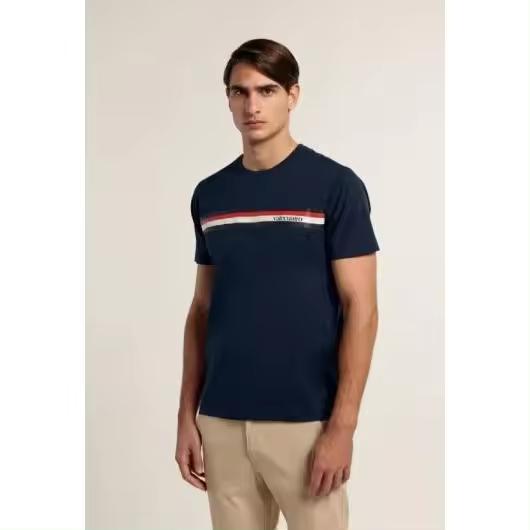Camiseta Valecuatro Bandera España Azul Marino - 1