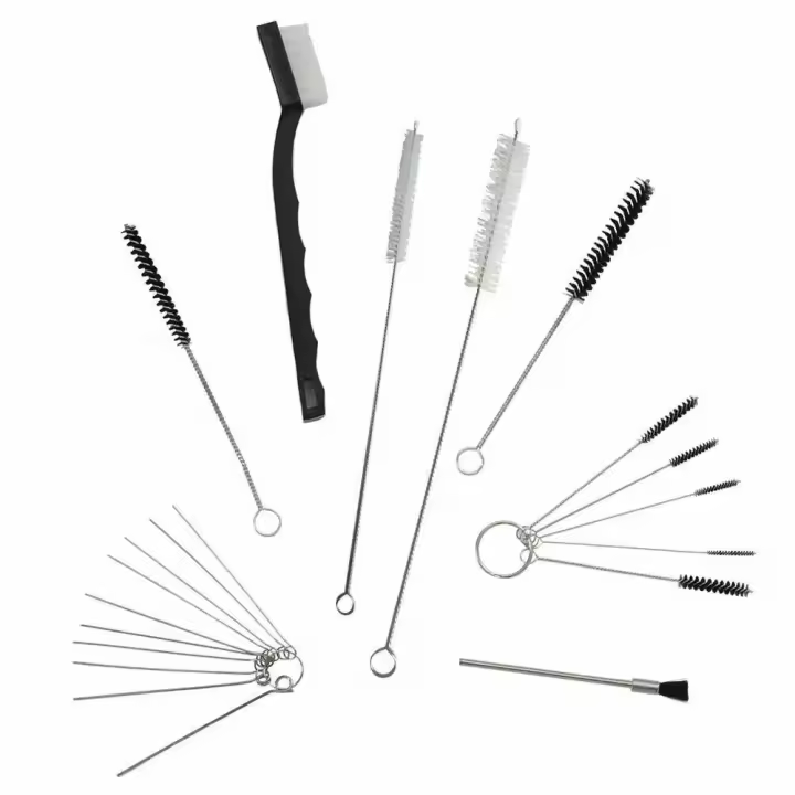 Kit De Limpieza Para Pintura Con Pulverizador De Aire 21 Piezas Herramienta De Limpieza De Tapa De Boquilla De Pintura Set De Cepillos Multifuncionales Para Herramientas De Limpieza - 1