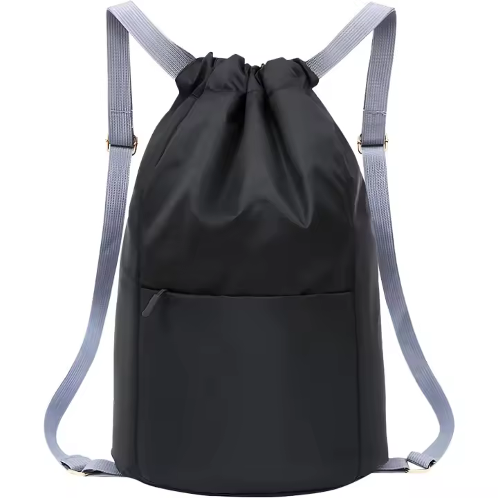 Bolsa with Cordón, Mochila de Cuerdas, Impermeable Mochila Tela, Gymsack Fácil de Doblar Para Guardarla, Bolsa de Hombre Doble - 1