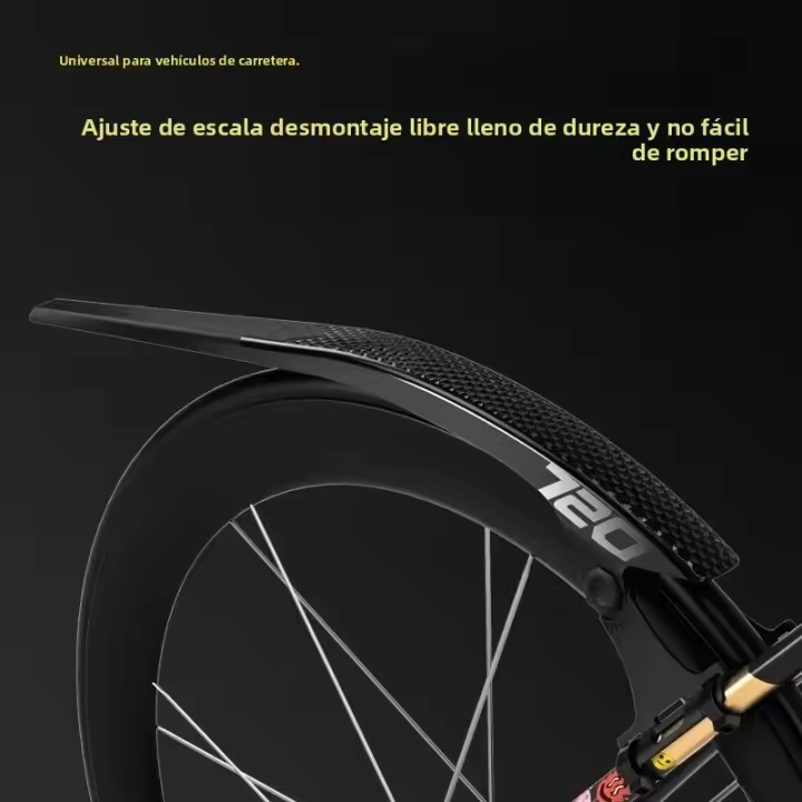 Guardabarros Rápido Para Bicicleta 700C Protector Exterior Gravel Carretera Fender Fuerte PP Mud Fender Para Rueda Frontal Y Trasera - 1