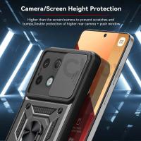 Funda Protectora Magnética Para Redmi Note13 pro plus 4G 5G Con Anillo De Soporte Antichoque Cámara Compatible Con Redmi 13C - details 2