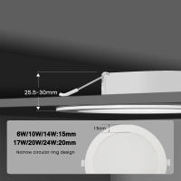8PCS Lámpara De Techo LED 6W-24W AC100V-240V Sin Parpadeos Para Cocina Sala De Reuniones Y Dormitorio Lámpara De Downlight De Célula - details 5