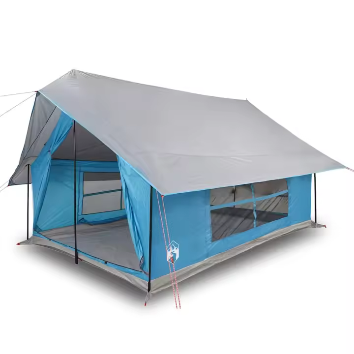 vidaXL Tienda de campaña para 5 personas impermeable azul - 1