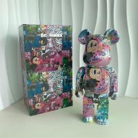 Bearbrick 400% Oso Violento De Bloques De Construcción Muñeca Articulada Decoración De Anillo Juguete Para Regalos - details 36
