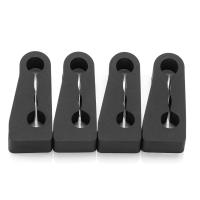 4pcs Almohadillas De Amortiguación Para Cerradura De Puerta De Coche Aislante De Sonido Para Peugeot 208 308 508 2008 3008 Citroen C3 C4 C5 DS3 DS4 DS5 Material De Goma Butil Y Polímero Sintético - details 3