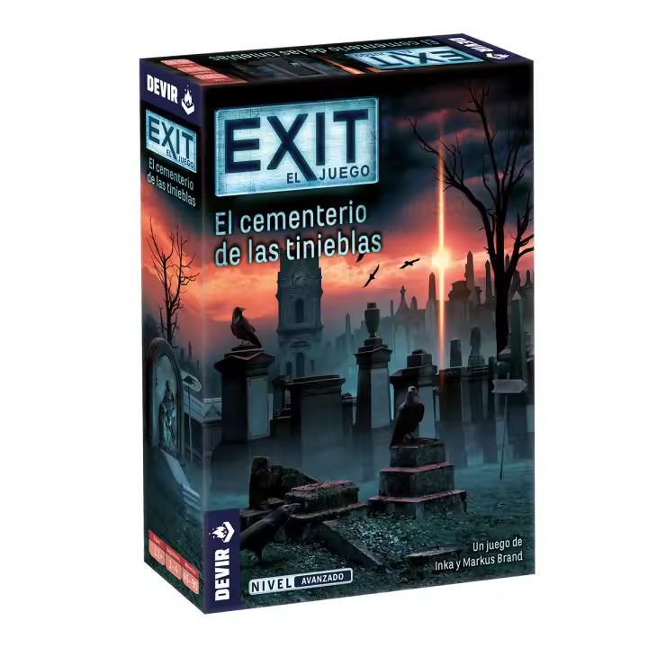Devir - Exit: El cementerio de las tinieblas,  Juego de mesa, escape room, Juega con amigos - 1
