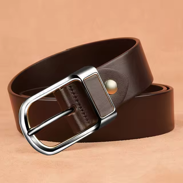 Cinturón De Cuero Genuino Para Hombres Con Hebilla De Calidad Superior Estilo Casual Cowboy Moda Diseñador 2022 Nuevo - 1