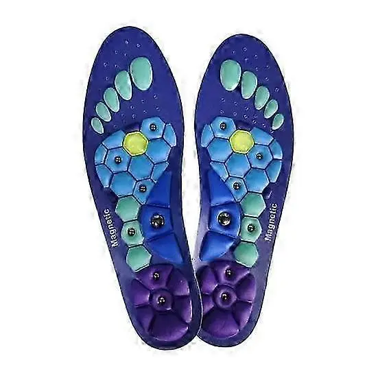 1 par plantas de acupresión magnética pie unisex soporte de Arco prover la circulación de la fatiga orthopédica - 1