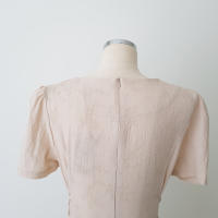 Vestido Largo De Algodón Y Lino Para Mujer Estilo Retro Vintage Con Manga Corta Diseño Sólido A-Line Cuello V Moda De Oficina - details 47