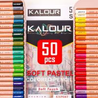 KALOUR Set De Lápices De Colores Profesionales 50/72/180/240/300 Pcs Lápices De Aceite Para Dibujos Y Pintura Artística Suministros Para Colorear - details 56