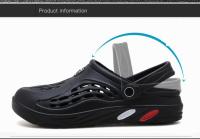 Zapatillas De Verano Para Hombre Sandalias Transpirables Con Agujeros Clogs De Talla Grande 49 Pantuflas De Playa Moda Flip Flops EVA - details 3