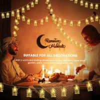 Lámpara De LED Para Ramadan 1pc Transparente Con Botella De Aceite Decoración De Fiesta De Eid Al-Fitr En Exteriores Y Hogar Luz De Cadena Para Celebraciones Islámicas - details 4