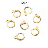 50pcs Gancho Para Pendientes De Color Oro Herramientas De Bajo Costo Para Fabricación De Joyería DIY Anillo Base De Metal Para DIY - details 3