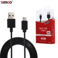 TEMCO 1/2/3 Metros, Micro USB, Blanco y Negro, Cable de Datos y Cargador Micro USB de Alta Velocidad/USB 2.0 Macho (Tipo A) > USB 2.0 Micro Macho (Tipo B) / Blanco y Negro / 1m, 2m, 3m - details 6