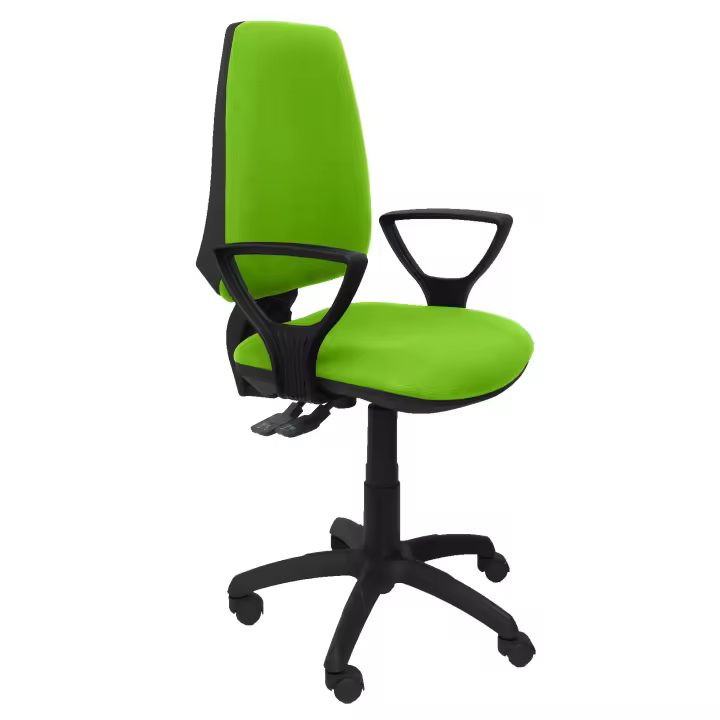 Piqueras Y Crespo Silla de Oficina Ergonómica con Mecanismo Sincro y Brazos Fijos en Color Pistacho - 1