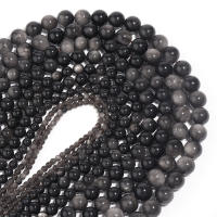 Bolas De Piedra Preciosa Negra Labradorita AAAAA 6/8mm Para Creación De Joyas Collares Y Pulseras DIY - details 2