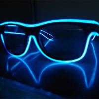 Gafas De Sol LED Fluorescentes Verde Neón Para Fiesta Luminosa Accesorio De Disfraz Para Halloween Decoración De Luces - details 2