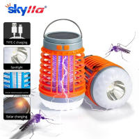 Lámpara Portátil LED Recargable Solar Con Repelente De Mosquitos Para Camping Luz Exterior USB Para Senderismo Pesca Correr Trabajo Emergencias - details 0