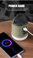 Lámpara De Camping LED Portátil Con Luz Colgante Y Energía Por Manivela Para Exteriores Emergencias Senderismo Iluminación - details 5