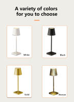 Lámpara De Mesa Recargable Sin Cable LED Luz Nocturna Para Dormitorio Y Barra De Club Iluminación Ambiental Con 3 Niveles De Brillo Decoración Para Habitación Hotel - details 6