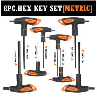 Juego De Llaves Allen Con Mango T Handle Metrิกo 8 Piezas Herramientas Resistentes 2 2.5 3 4 5 6 8 10mm Para Reparación Y Mantenimiento - details 1