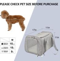 Transportín para Gatos Pequeños, medianos y Perros de hasta 15 Libras - details 2