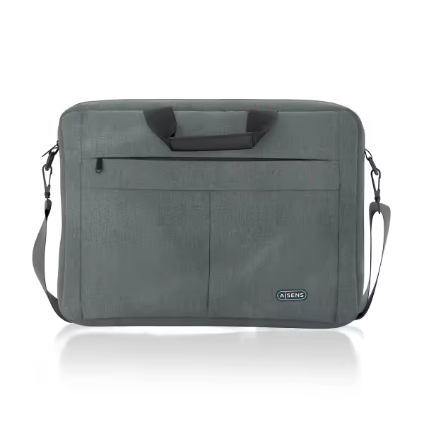 Aisens maletin premium para portatil 15,6” - color gris - 1
