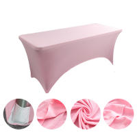 Cubierta De Mesa Elástica De 6FT Protección Para Mesas Rectangulares Plegables Para Fiestas En Casa Y Exteriores Material De Poliéster 100% - details 9