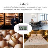 Termómetro Y Higrómetro Digital Mini LCD Precisión Alta Para El Hogar Incubador Acuario Medidor De Humedad Y Temperatura 1PC - details 0