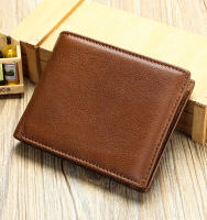 Cartera De Cuero Genuino Para Hombre WESTAL Con Bolsillo Para Monedas Y Tarjetas Tres Hojas Cierre De Cordón Casual - details 3