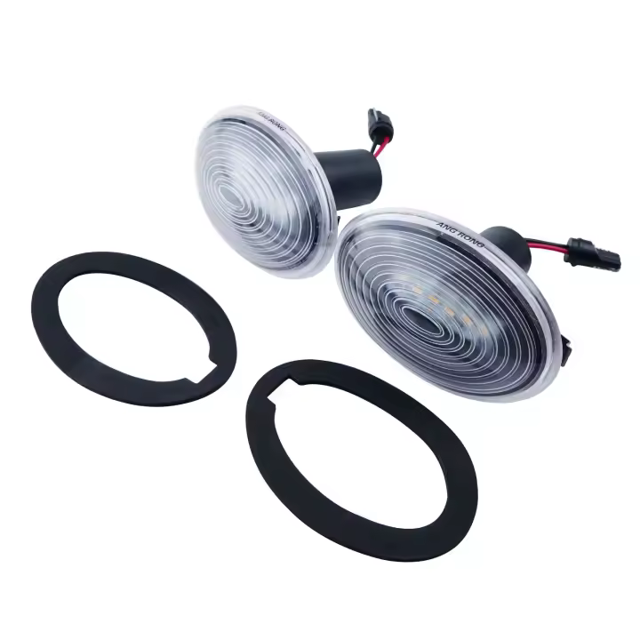 Luz Indicadora De Marca Lateral LED Para Mini Cooper R56 Clubman R55 R57 R59 Con Lente Clara Y Ambarina Pieza De Repuesto Para Automóvil - 1