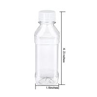 5Pcs Botellas Vacías De Plástico 100ml Transparentes Multiusos Para Bebidas Reutilizables Portátiles PET Para Niños - details 1