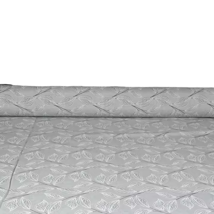 Tela por Metros, Tela Loneta Estampada - Ref Lorena gris- Tela Tapizar, Decoración, 280cm Ancho-GADETEX - 1