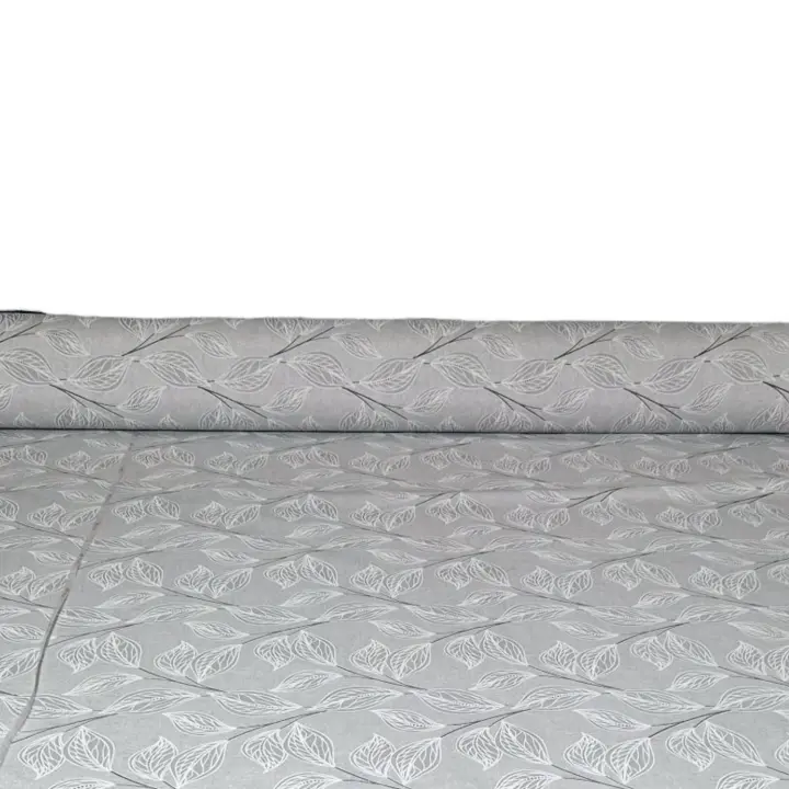 Tela por Metros, Tela Loneta Estampada - Ref Lorena gris- Tela Tapizar, Decoración, 280cm Ancho-GADETEX - 1